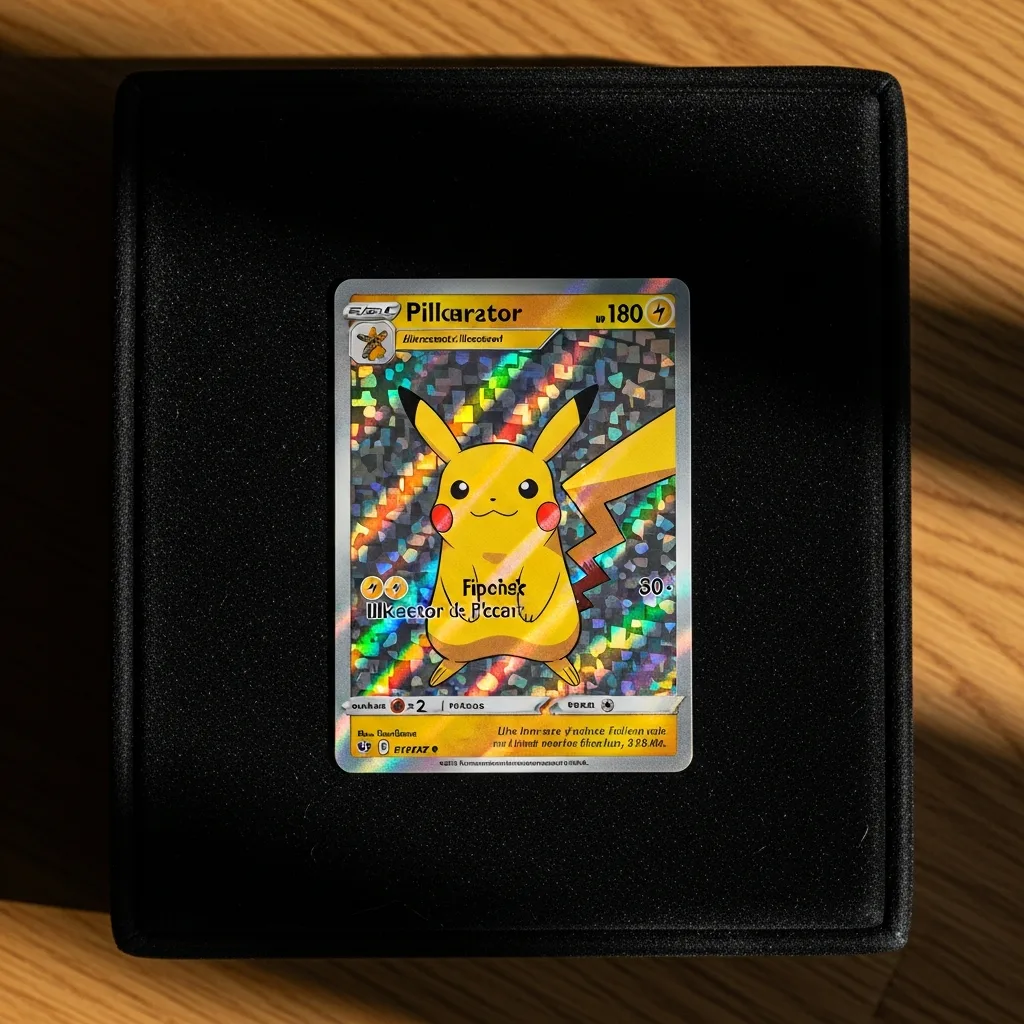 Carte rare Pikachu Illustrator collector